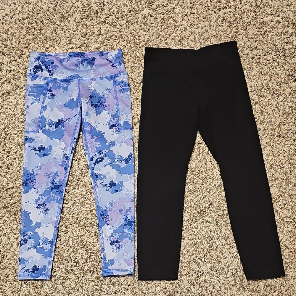Athletic Works And Justice Bundle Of Leggings Girls Size XS